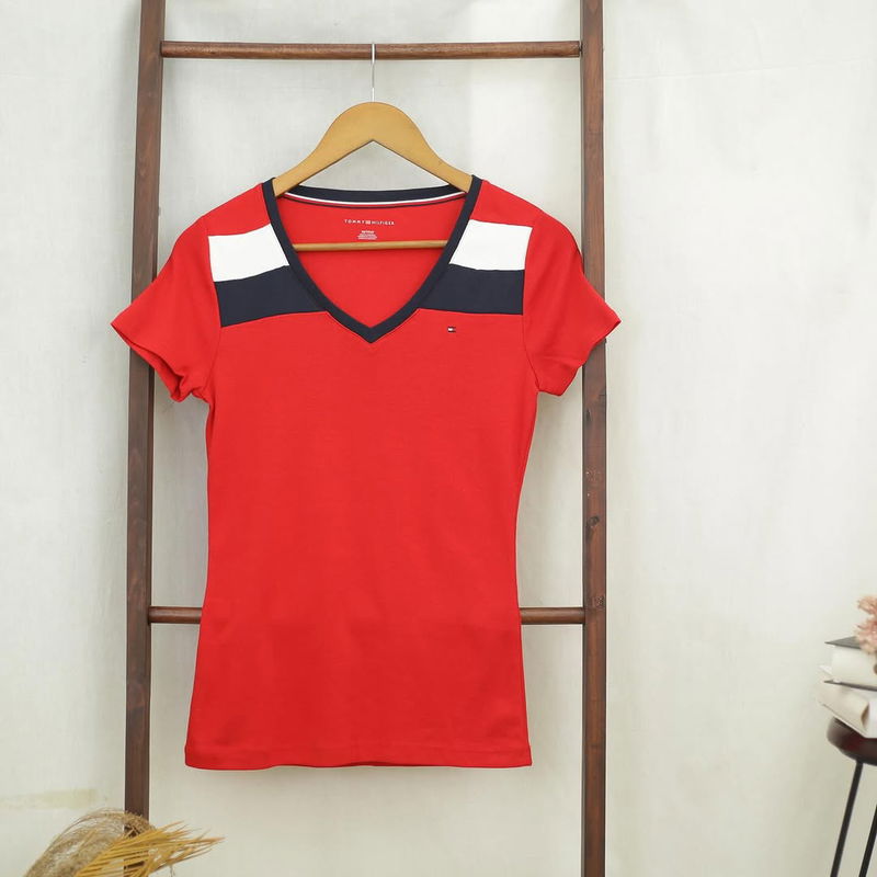 RD869 TH V-Neck Colorblock Tee RK.L11