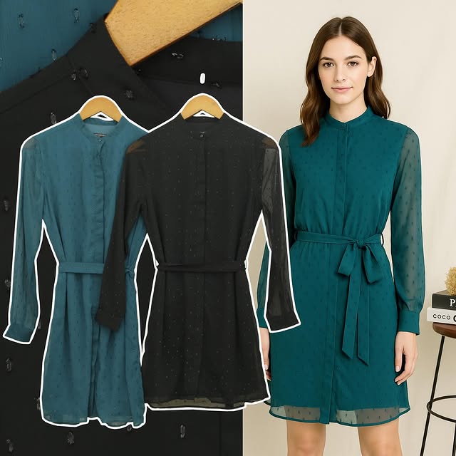RD903 Banana Republic Tunic/Mini Dress With Belt T103