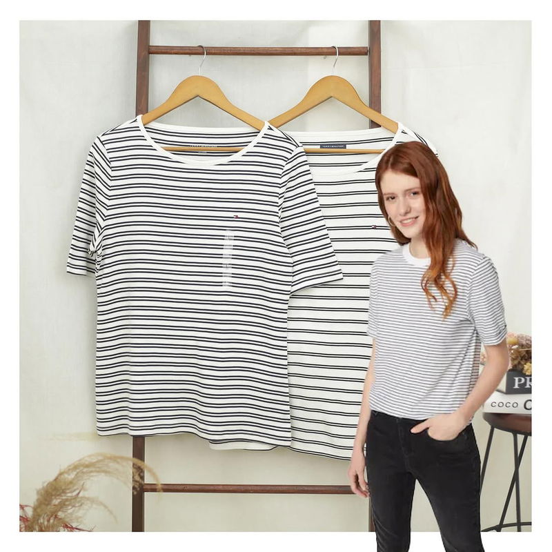 RD938 TH Double Stripe Women T-Shirt M63