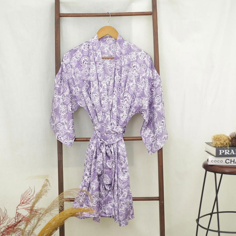 RE011 WCL Kimono Satin Sleep Dress H38