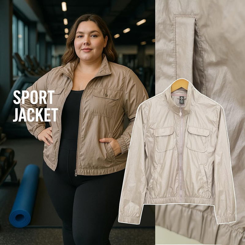 RE038 Skech Lightweight Double Pocket Water Repellent Jacket W119