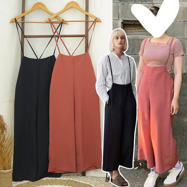 RE328   GU By UNQ Jumpsuit Cullote Pants