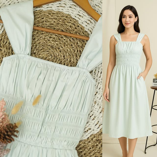 RE345   Chelsea Sleeveless Plain Midi Dress Z
