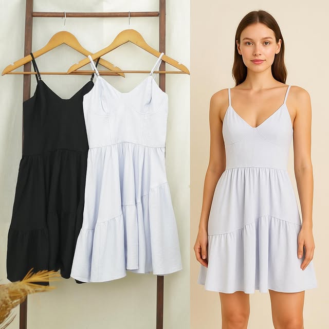 RE350  Open Edit Asimetric Mini Dress Z