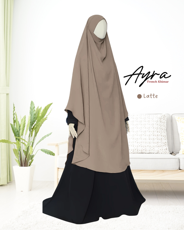 PO FRENCH KHIMAR AYRA LATTE [250618]