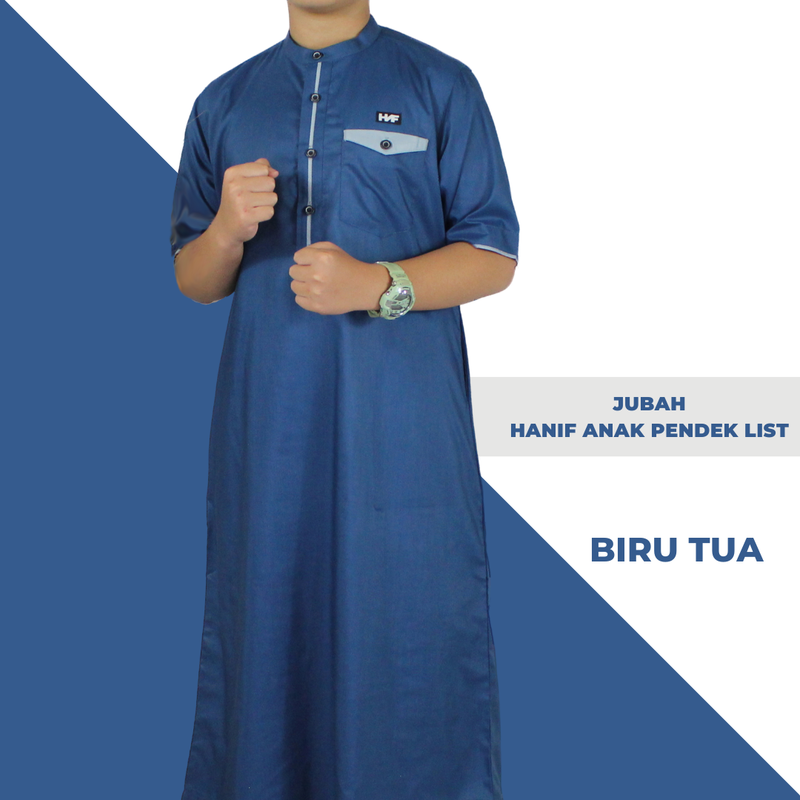 JUBAH HANIF ANAK PENDEK LIST