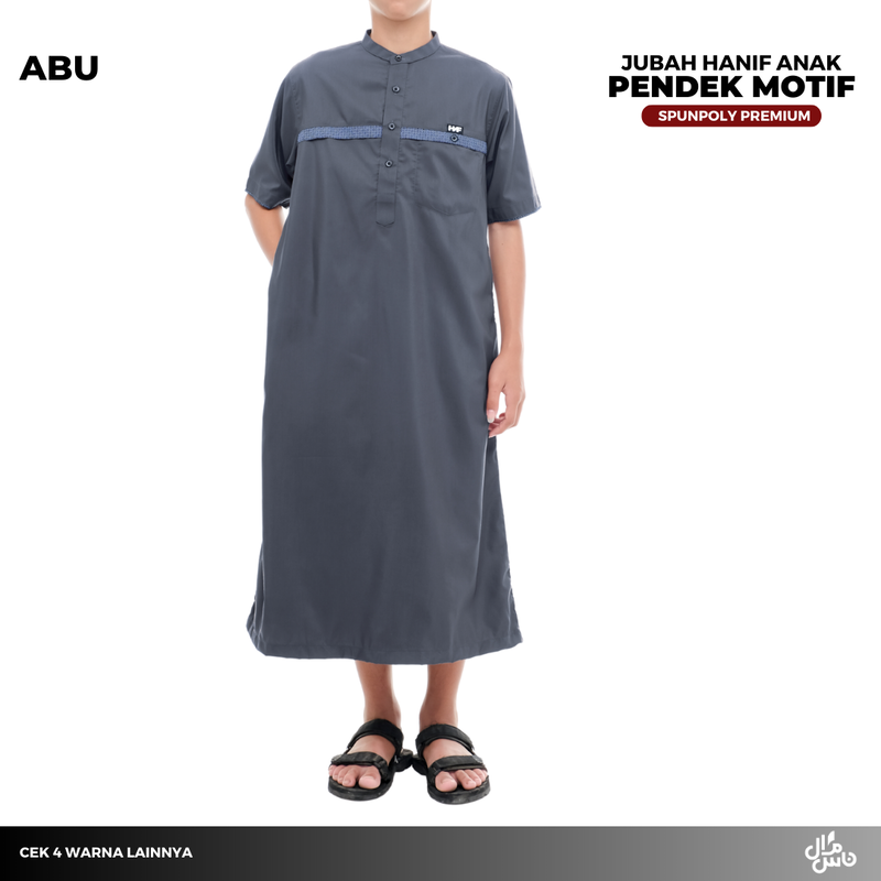 JUBAH HANIF ANAK PENDEK MOTIF