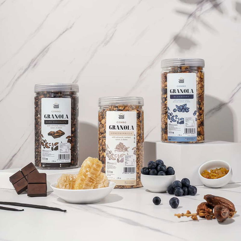 TIMUR TENGAH - GRANOLA COKLAT 500 GRAM JAR