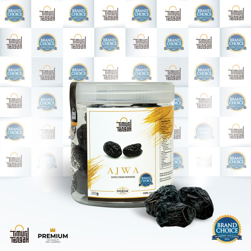 TIMUR TENGAH - KURMA AJWA 250 GRAM PREMIUM