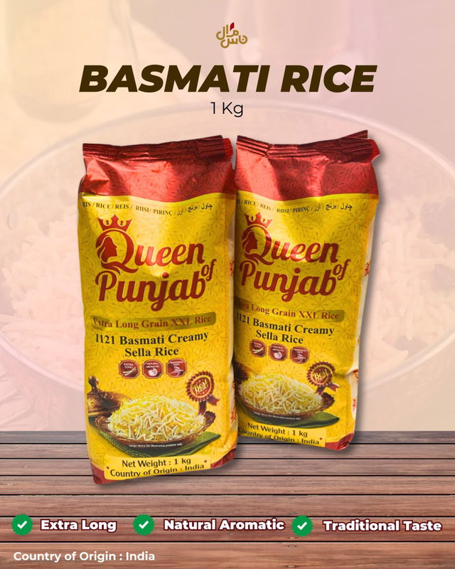 Beras Basmati Queen Punjab 1kg