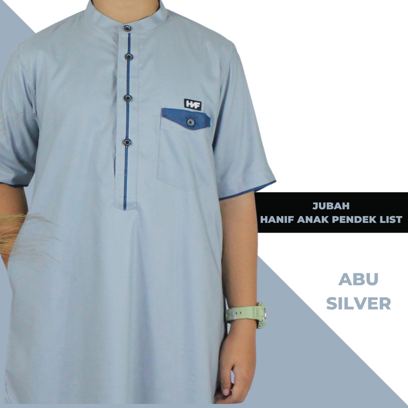 JUBAH HANIF ANAK LIST PENDEK