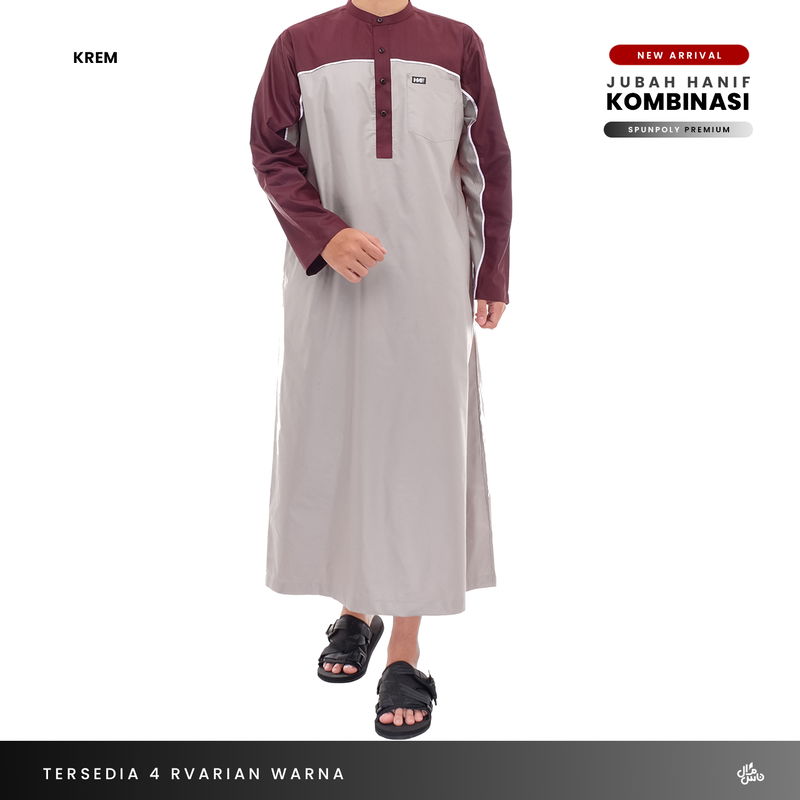 JUBAH HANIF DEWASA KOMBINASI