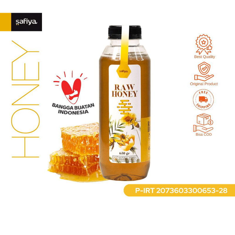 SAFIYA - MADU MURNI RAW HONEY 650 GRAM
